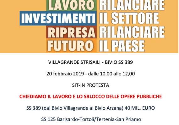 SIT IN FILCA E FILLEA MERCOLEDI 20 FEBBRAIO S.S. 125